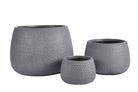 Fiber Clay Pot - Grayish Brown - Plant Studio LLC