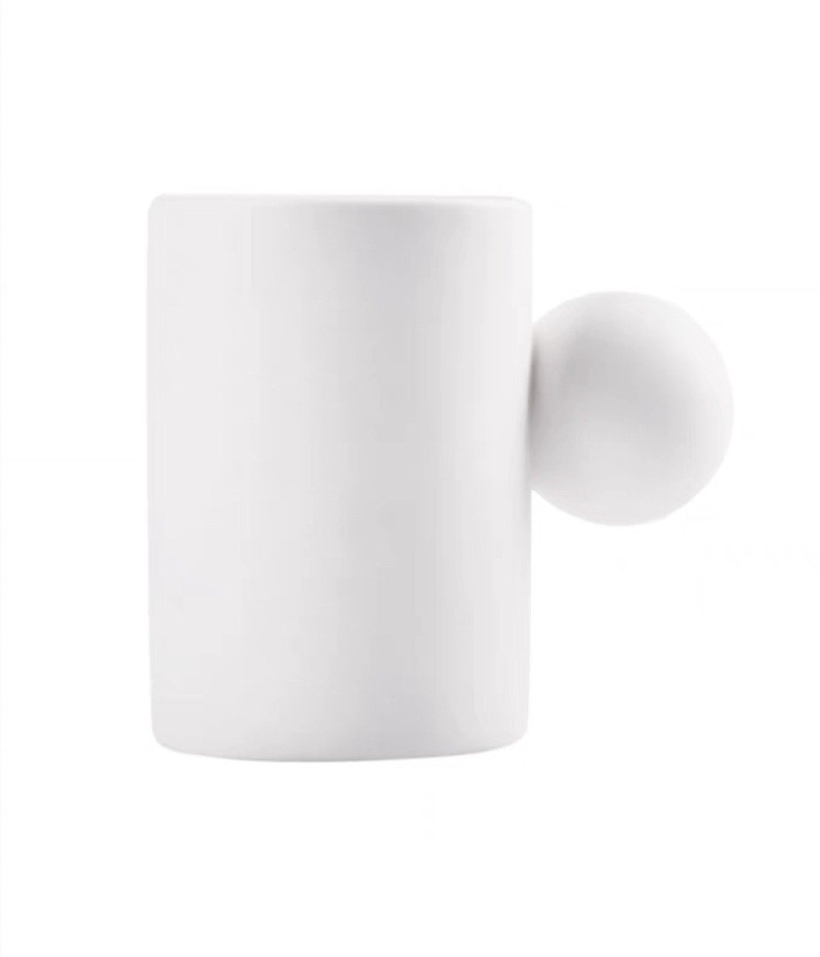 Minimalist Coffee Cup with Cloud Shaped Plate Plant Studio LLC