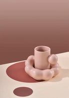 Minimalist Coffee Cup with Cloud Shaped Plate Plant Studio LLC