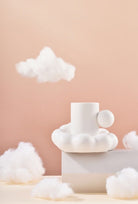 Minimalist Coffee Cup with Cloud Shaped Plate Plant Studio LLC