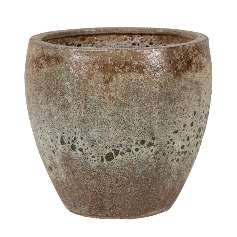 Antique Bronze Ceramic Pot