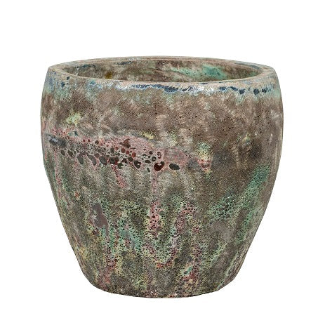 Antique Style Ceramic Pot - Sea Breeze