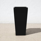 Fiber Glass Tall Pot - Black - Plant Studio LLC