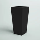 Fiber Glass Tall Pot - Black - Plant Studio LLC