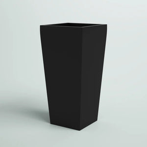 Fiber Glass Tall Pot - Black