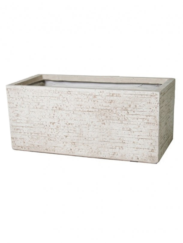 Fiber Clay Rectangular Pot - Plant Studio LLC