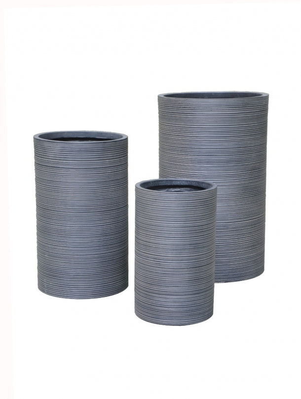 Fiber Clay Cylinder Pot - Plant Studio LLC
