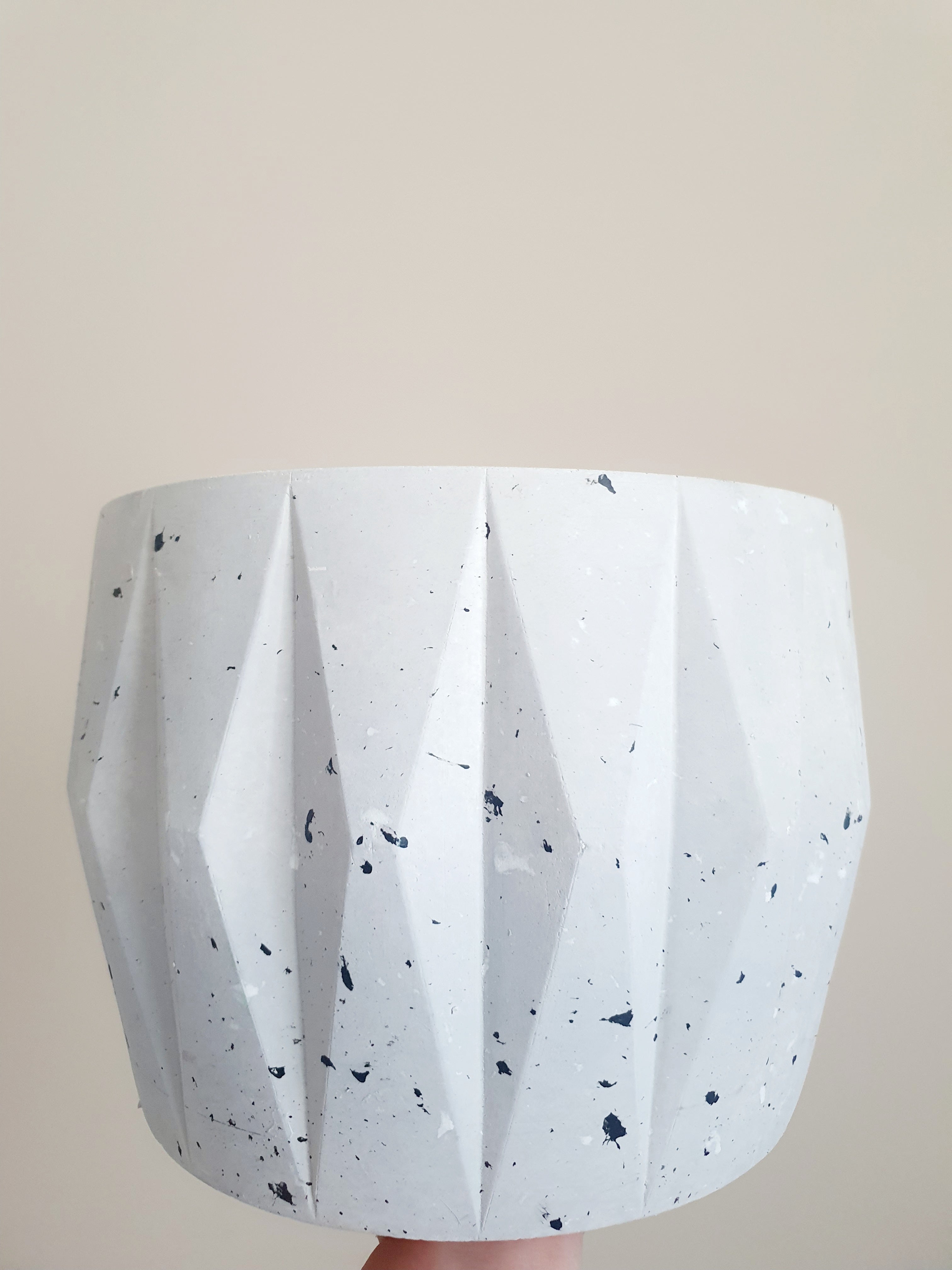 Terrazo Fiber Clay Pot