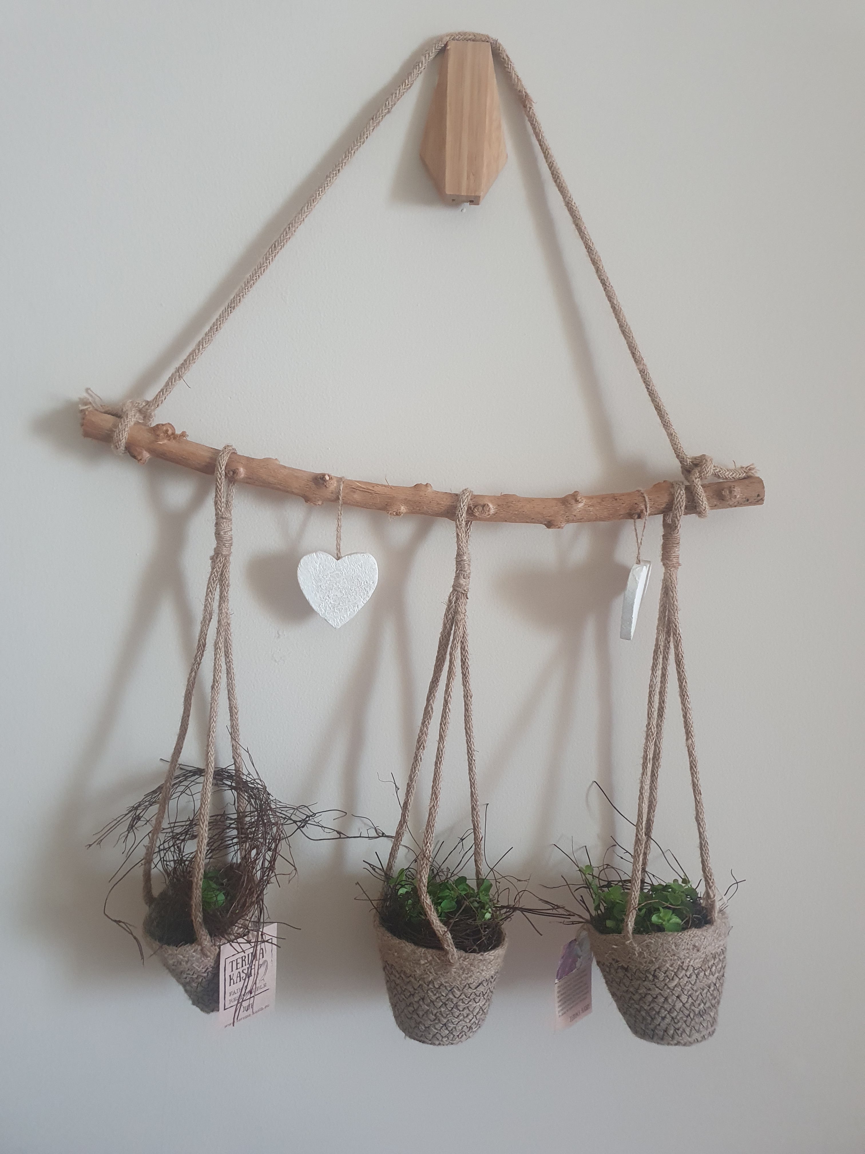 Wooden Hanging Planter - Plant Studio LLC