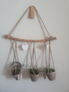 Wooden Hanging Planter