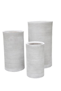 Fiber Clay Cylinder Pot