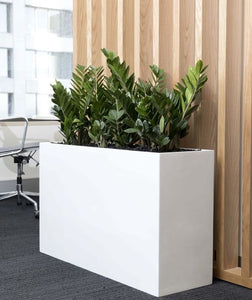 Rectangle GRP Fiber Clay Pots - Matte