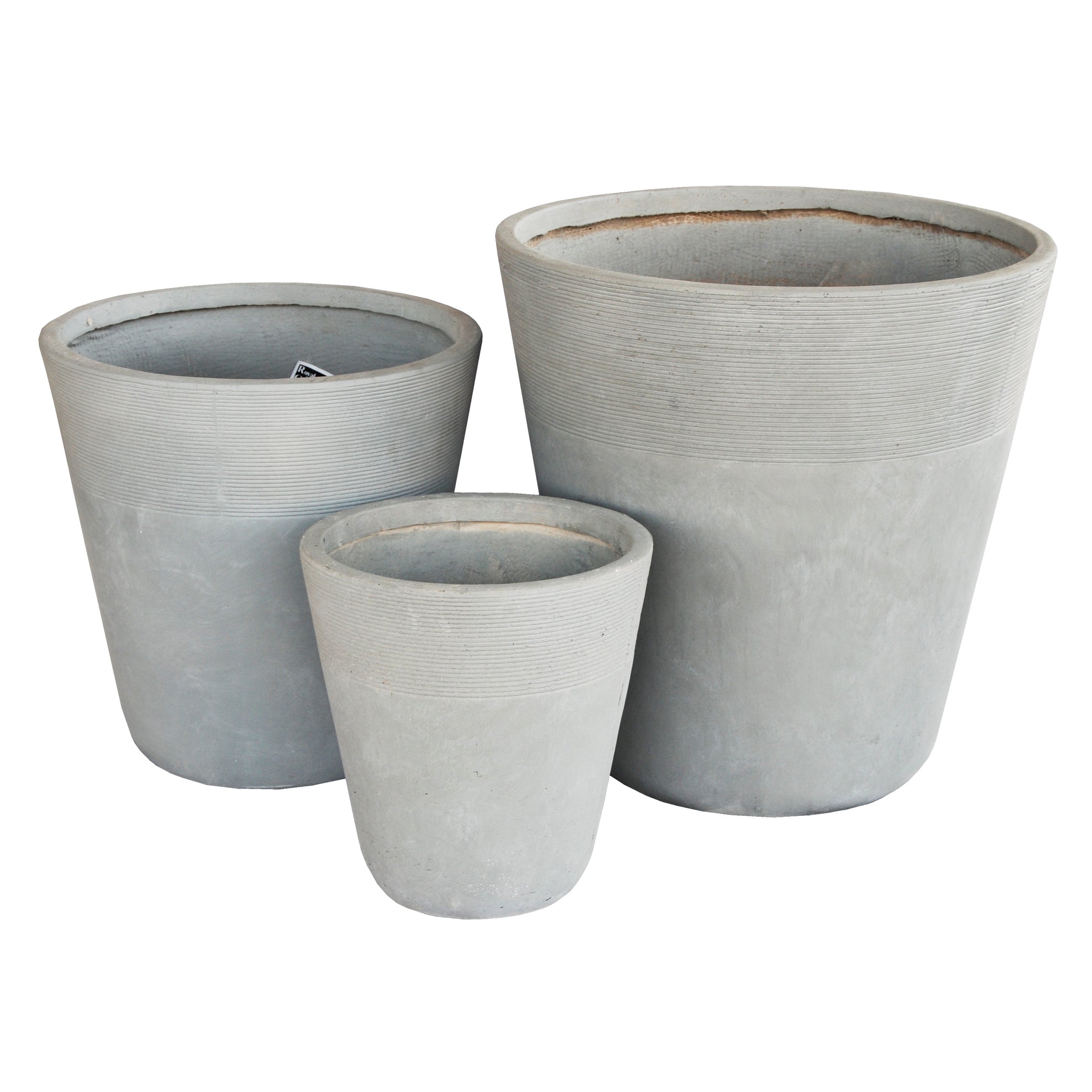 Concrete plant shop pots