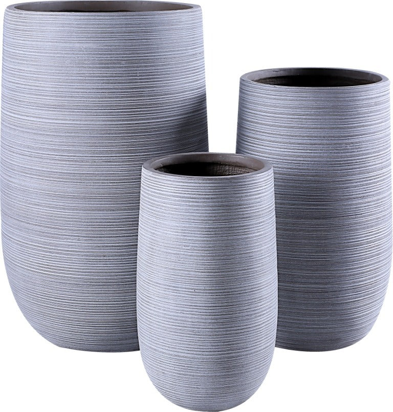 Fiber Clay Long Pot - Sara - Plant Studio LLC