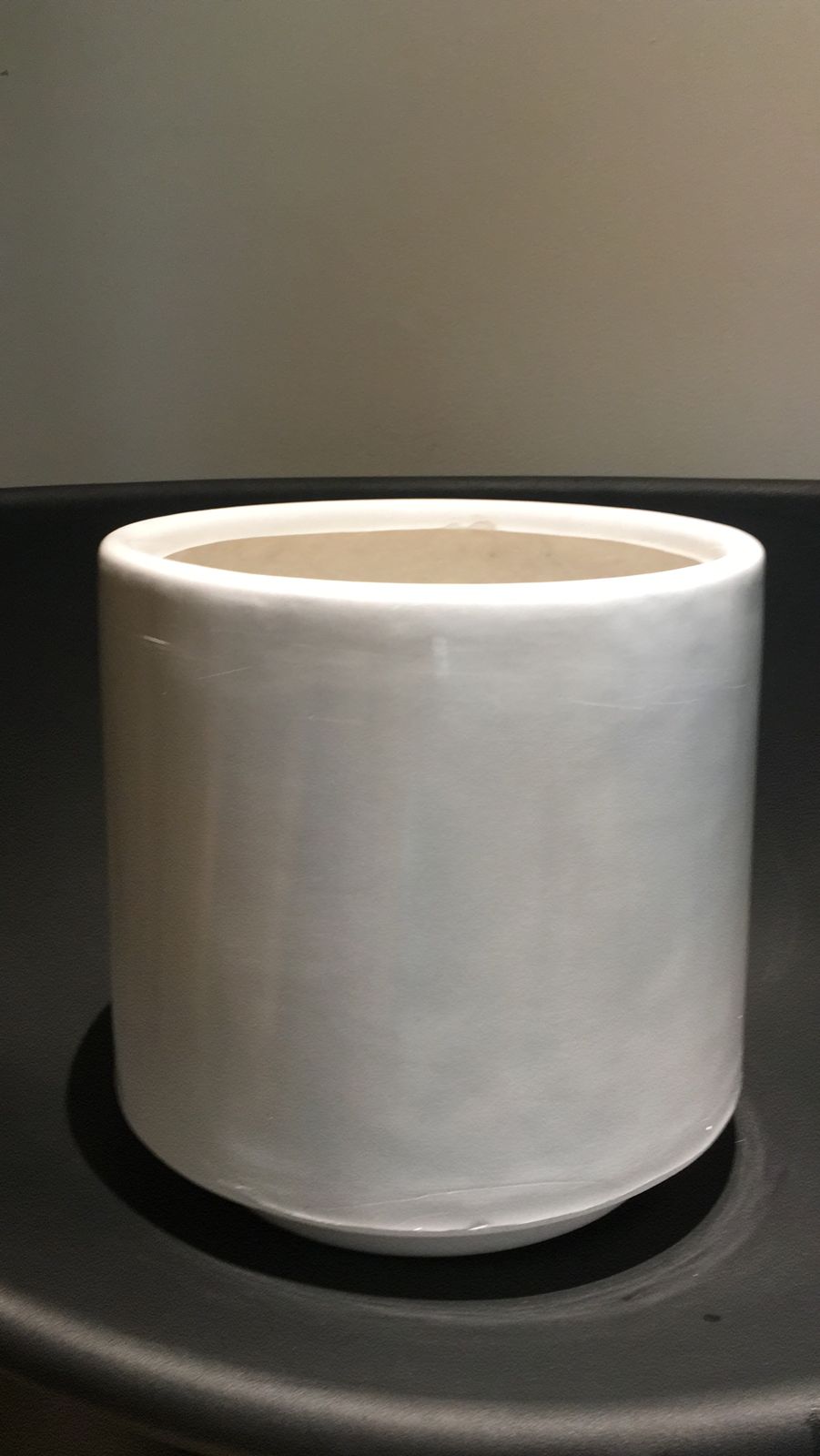 GRP Fiber Glass Pot - White