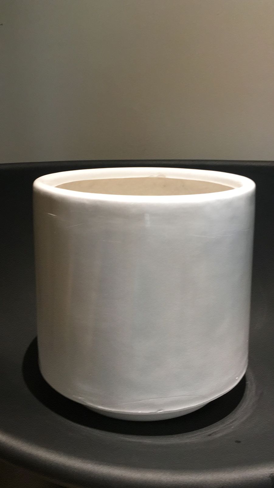 GRP Fiber Glass Pot - White - Plant Studio LLC