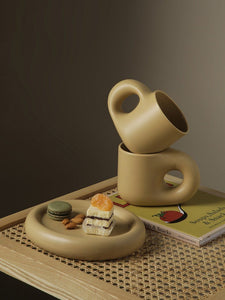 Chubby Cookie Mug and Plate Plant Studio LLC 