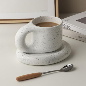 Chubby Cookie Mug and Plate Plant Studio LLC Cookies 'n Cream 