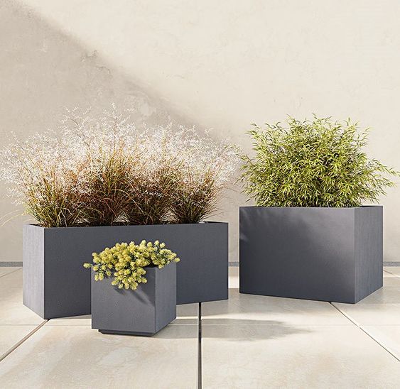 GRC Rectangular Plant Box - Plant Studio LLC